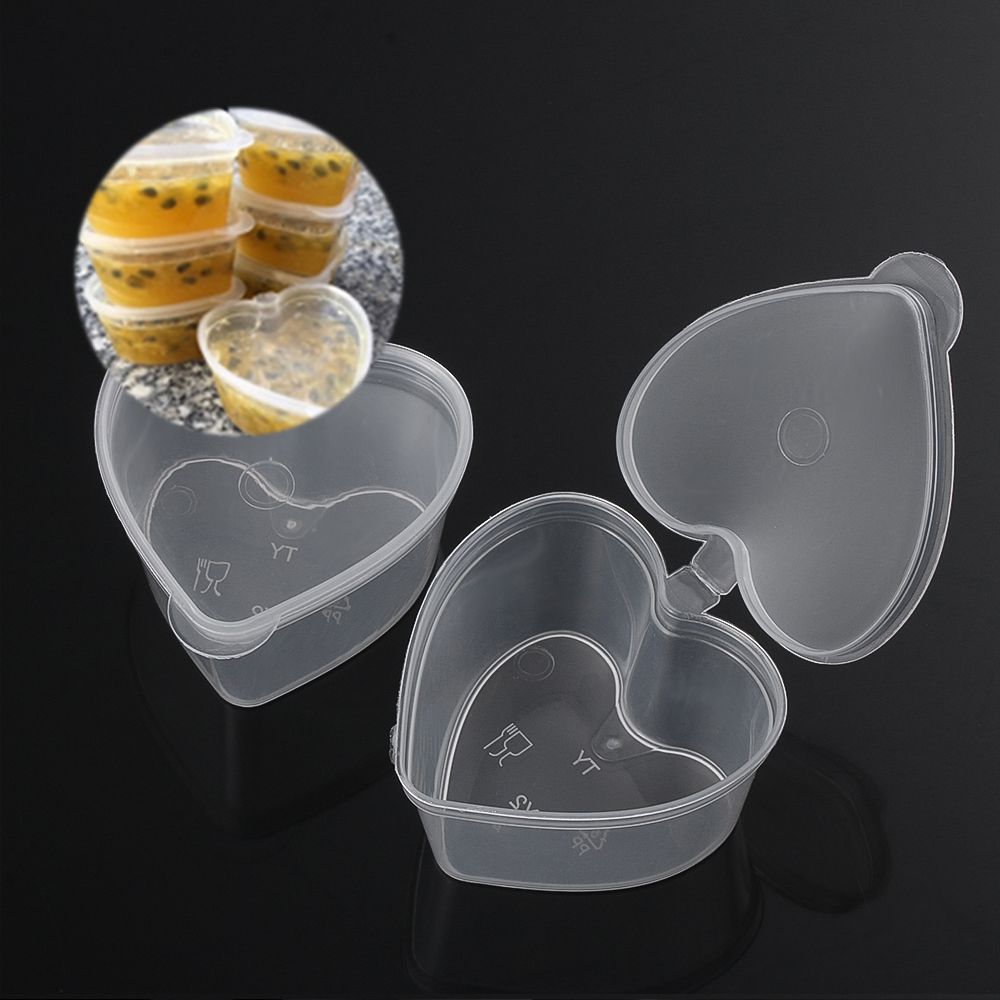 25Pcs 25ml/27ml/45ml Disposable Plastic Takeaway Sauce Cup Containers Food Box with Hinged Lids Small Pigment Paint Box Palette
