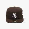 New Era Chicago White Sox Fillbox Pitted Cap Burnt Wood