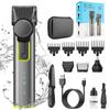 Waterproof electric shaver, household men's hair clipper, multi-functional electric nose hair trimmer set wholesale