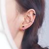 No Pierced Star Copper Love Heart Women Ear Clips Ear Cuff Korean Hoop Earrings Clip On Earrings