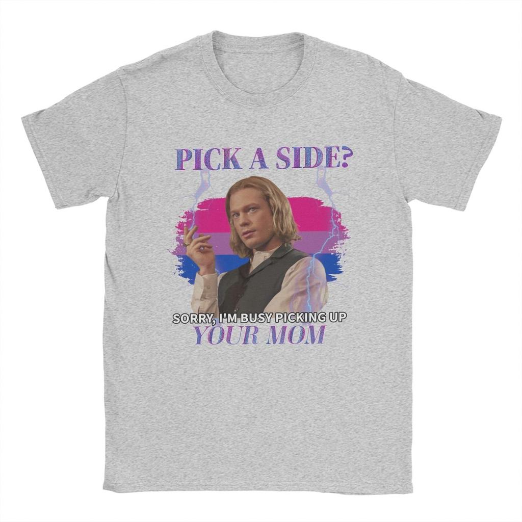 Sommer Herren Damen Bisexuell Lestat Meme Interview mit einem Vampir T-Shirt 100% Baumwolle Oberteile T-Shirt Grafikdruck T-Shirt