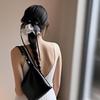 Französisch-Stil Weiße Blume Spitze Pferdeschwanz Haarnadel Für Damen Mädchen Süße Haar-Klammern Kopfschmuck Mode Vielseitige Haar-Accessoires