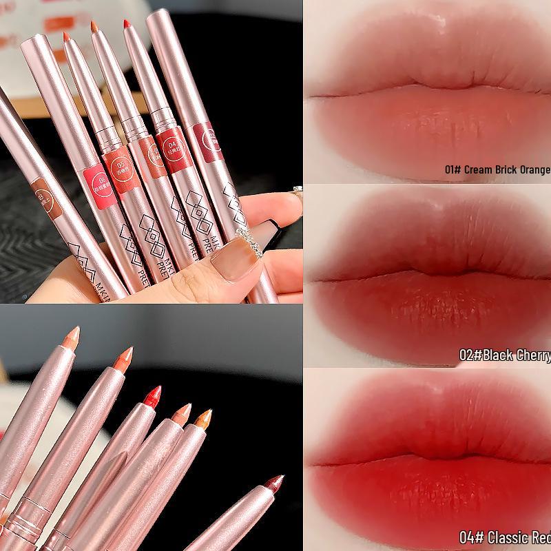 MK Waterproof Long-Lasting Matte Rotating Lip Liner & Lipstick Pen