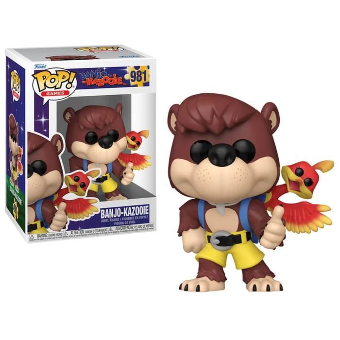 Figurine BANJO KAZOOIE - POP Games N° 981 - Banjo & Kazooie - FUNKO - Jouet - Intérieur - Mixte