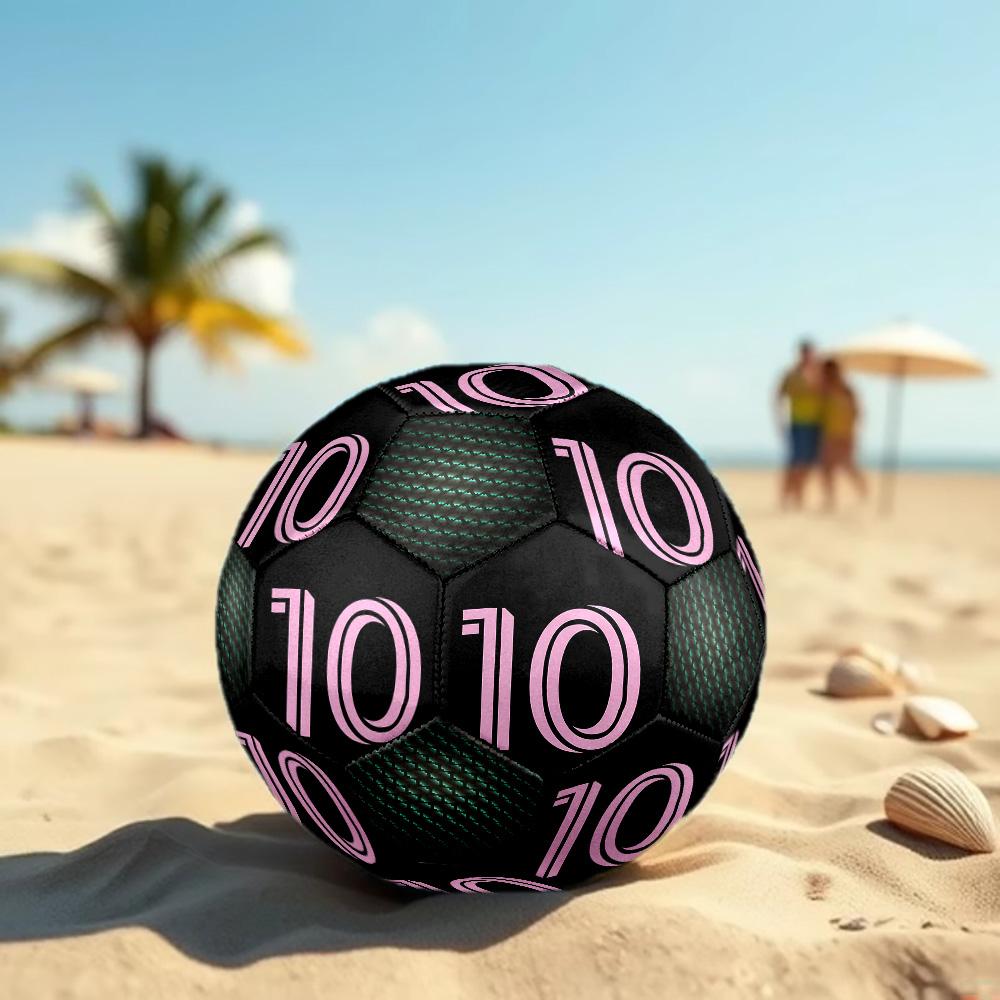 1pc Miami Messi and LeBron James  Football Soccer Ball Size 5 Indoor Soccer Ball Fashion Colorful  Backyard Game -Great For Sports Fans Gift