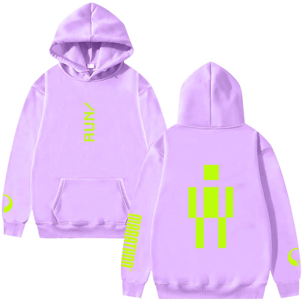 Felpa da Corsa Marathon Gioco Marathon Abbigliamento Grafico Trendy Donna Uomo Manica Lunga High Street Felpe Pullover Casual