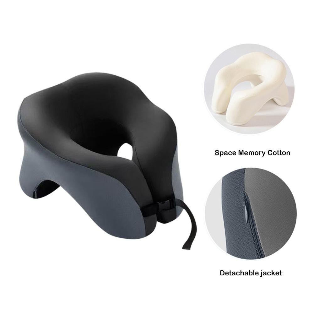Neck Protect Travel Pillow Cushion Without Carry Bag Memory Foam Neck Cushion Travel Essentials Ear Cervical Healthcare