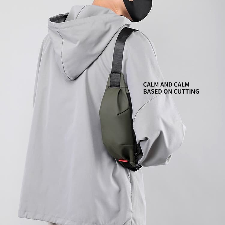 New Men's Chest Bag, Fanny Pack, Shoulder Messenger Bag.