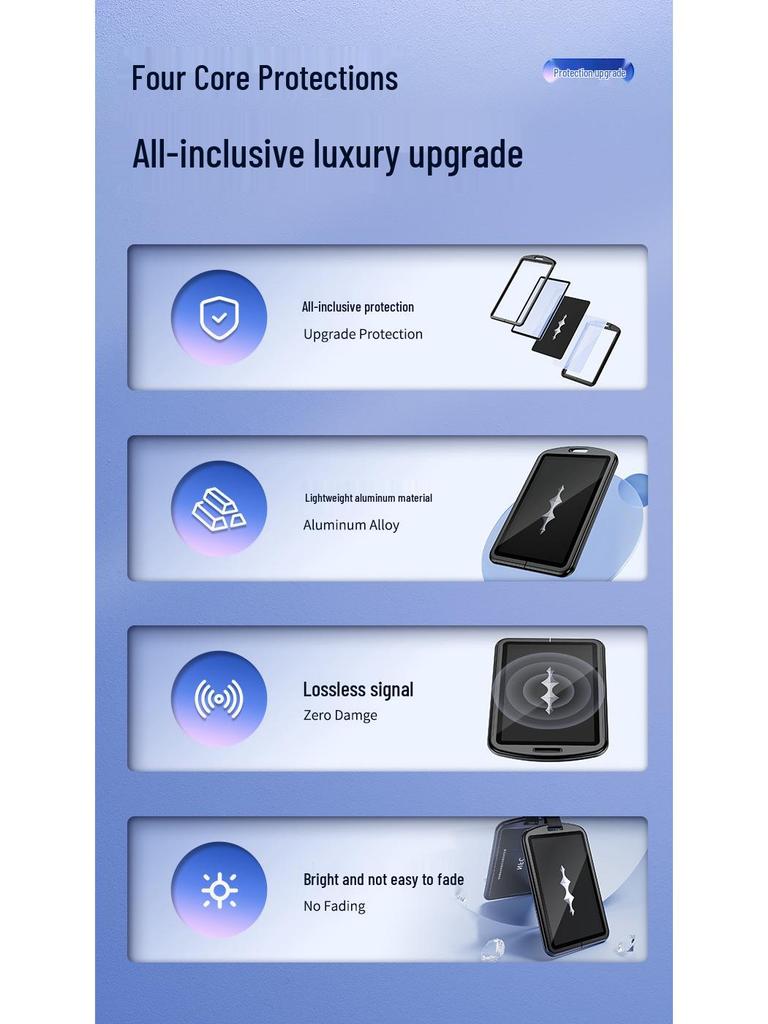 BYD Leopard 5 NFC Key Protective Shell – Aluminum Alloy Decorative Cover