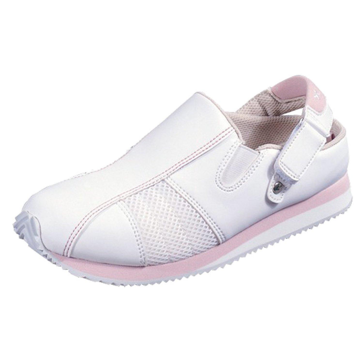 

Moonstar Work Omoiyari 511 Nurse Size 3E Women s Sneaker-Style Shoes, Peach, 22.5 cm,