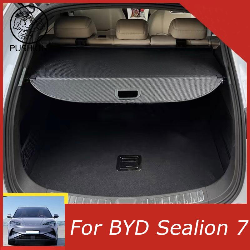 For BYD Sealion 07 Sealion7 2024 Dedicated Trunk Cover Material Curtain Rear Curtain Retractable Space Car Trunk Bag Car-styling