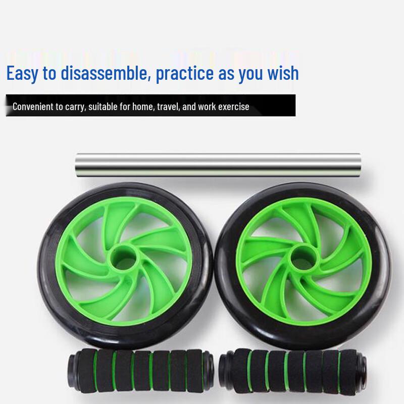 WEZHO Doppelrad Bauchmuskelroller