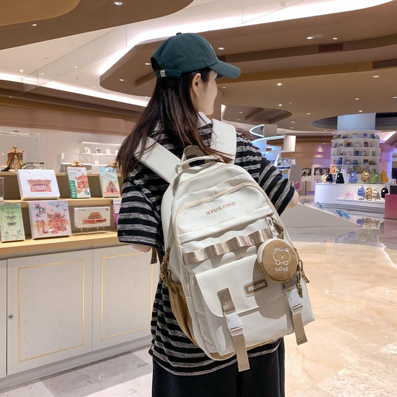 Módní batoh ve velkém japonském stylu pro studentky - Lehká školní a cestovní taška