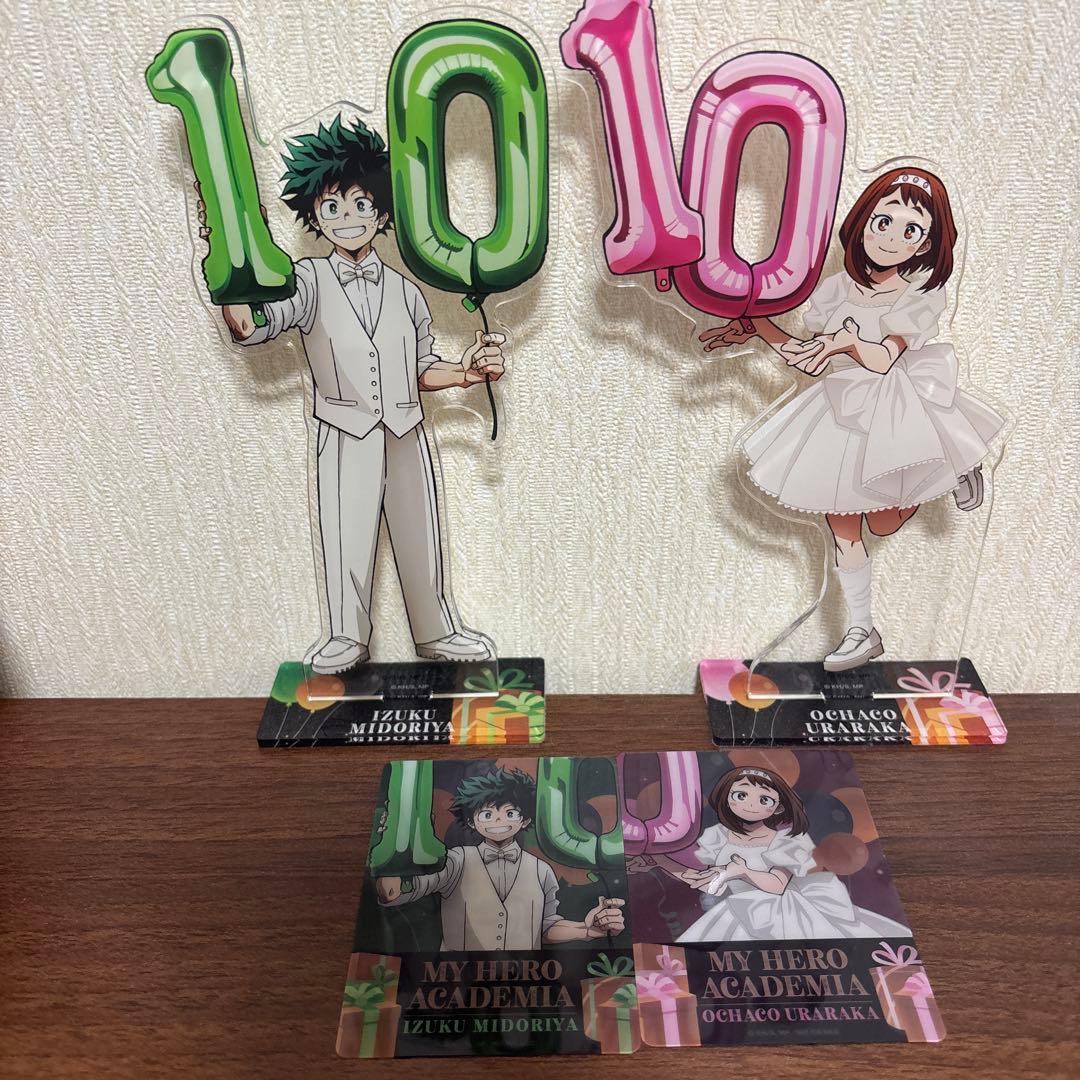 Used My Hero Academia Start Dash Acrylic Stand Izuku Midoriya Ochako Uraraka