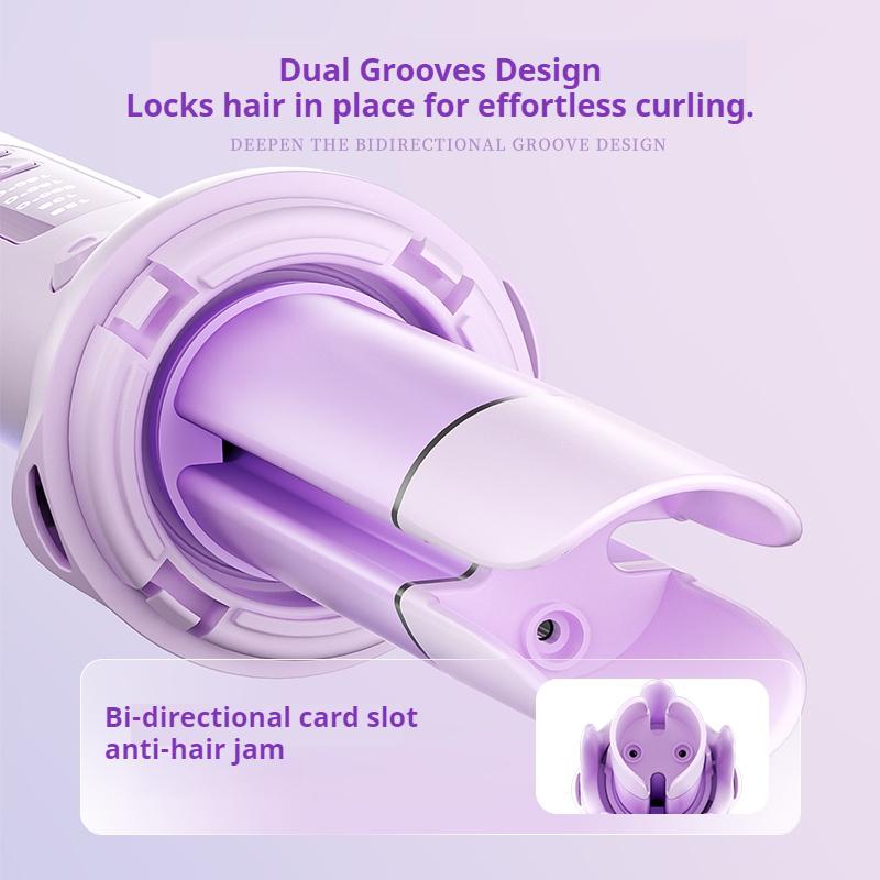 Auto Rotating Hair Curler 4 In 1 Styler 32Mm Curling Wand With Negative Ion For Waves Straightening