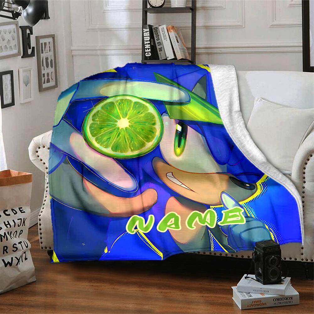 Custom 1pc Sonic Adventure: Chaos Blanket, Soft And Comfortable Blanket, Casual Warm, Camping Travel Blanket, Birthday Gift Q912190