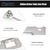 Nakuuly Left Driver Side Sun Visor Gray With Light, Without Sunroof Compatible With Nissan Altima 2013 2014 2015 2016 2017 2018 Replaces #