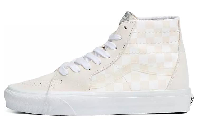 Sk8 Vans-Hi Tapered Crystal Sidestripe Checkerboard VN0A7Q62C13 36