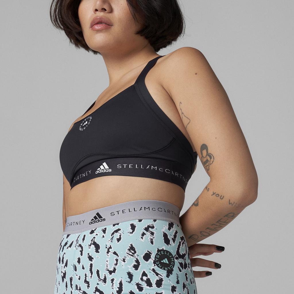 Adidas X Stella McCartney Solid Color Medium Support Sports Bra Women Underwear Black HD9097