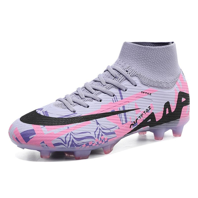 New Temu World Cup Football Shoes Spikes Student Game Training Shoes Adult Non-Slip Sports Football Shoes