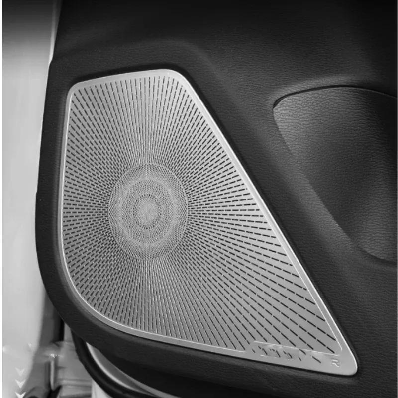 ABAIWAI Interior For Mitsubishi Outlander   2024 4 Door Audio Speaker Loudspeaker Frame Horn Decoration Cover Trim