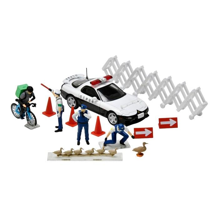 TOMYTEC GeoCollection 1/64 Car Snap 16b Police 2 Set