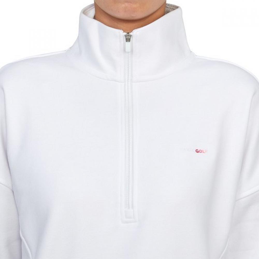 Zippor Golfwear Women S Half Zip Up Long Sleeve T ShirT Glm000011 Sno