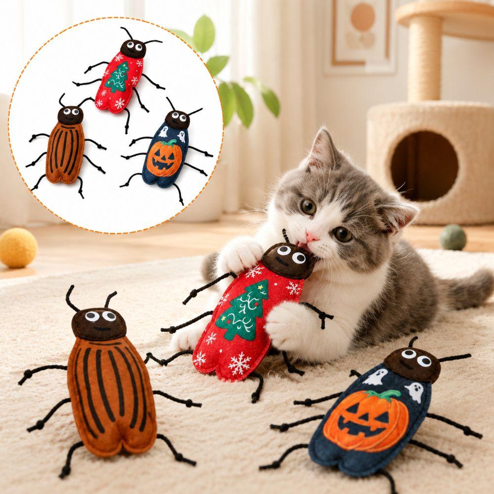 Soft Felt Material Cat Mint Toy Bite Resistant Interactive Cat Toy Cat Supplies