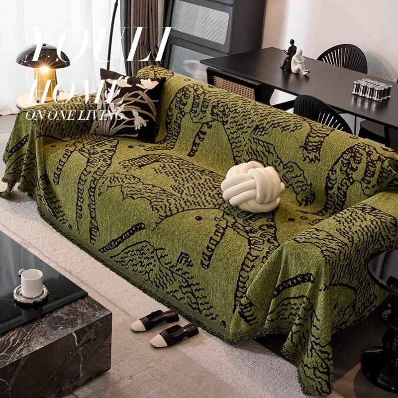Anti-Cat Scratch Sofa Towel Sofa Cover New Four-Season Universal Cover Cloth A Whole Towel Blanket Home Textile Decor
