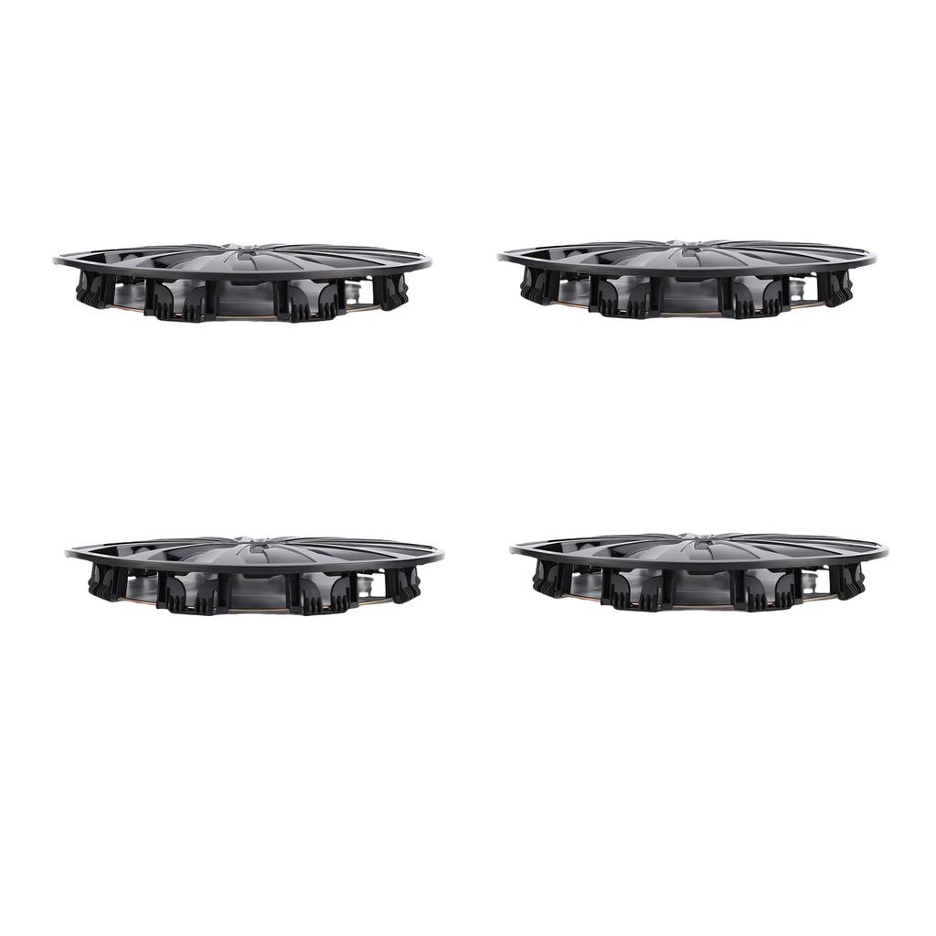 4 szt. 15-calowe Kołpaki Kół Pełne Stylowy Wygląd Dopasowanie do Felgi R15 dla Większości Samochodów Ciężarówek SUV