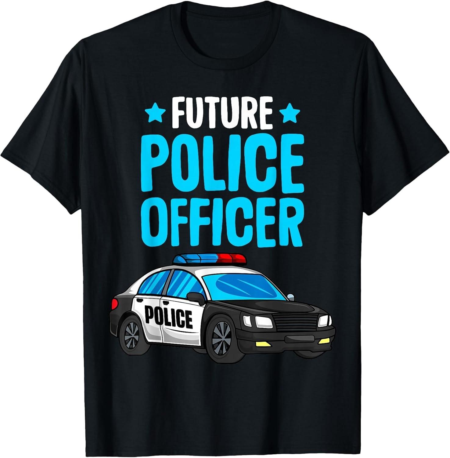 NEW LIMITED! Future Police Officer Policeman Cop Tee - MADE IN USA XXXL