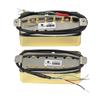 FLEOR 2PCS Ceramic Magnet Electric Guitar Humbucker Pickup Neck and Bridge LP Pickup Guitar Parts,Chrome/Black/Gold Choose