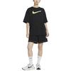 Nike T-shirt Casual Larga Sportiva con Maniche Dritti e Spalle Cadenti Top da Donna Nero DX6291-010