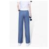 Women's Tencel Jeans - Summer 2026, Lightweight High Waist, Plus Size Ice Silk Wide Leg Pants
