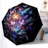 1pc Butterfly Bloom Automatic Folding Umbrella - Compact 8-Rib Design, Durable Plastic & Iron, Lightweight for Outdoor Daily Use193