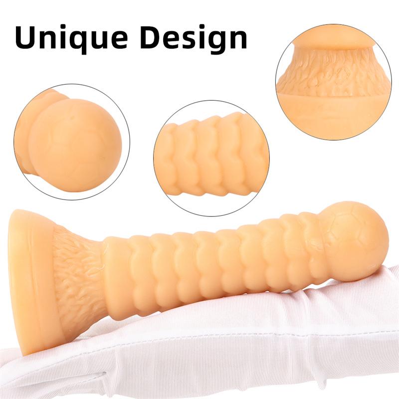 Female Simulation Masturbator Eggless Penis Private Stick Thrusting Soft Rear Anal Plug Erotic Products