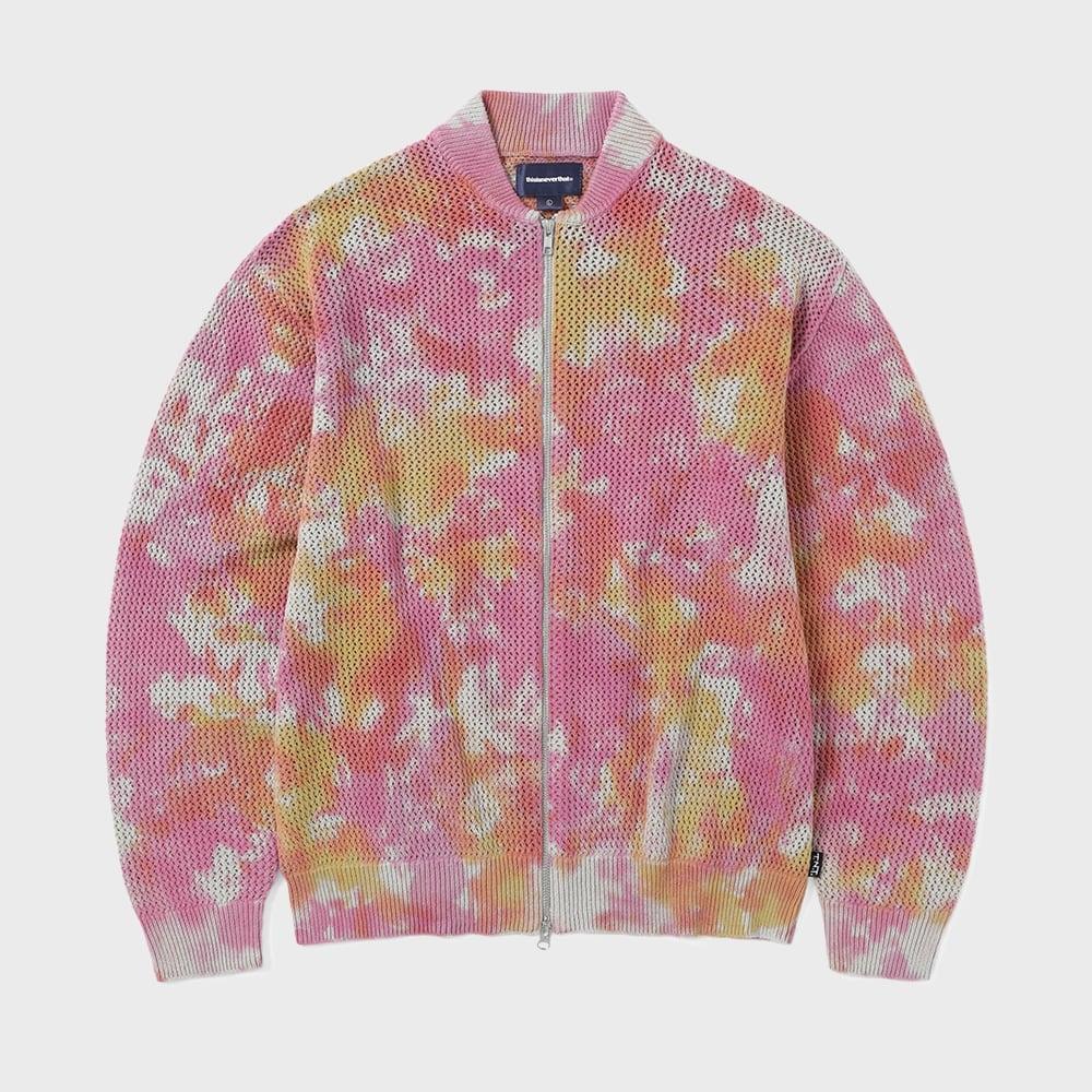 Это Никогда То Вязаный Сетчатый Жакет Розовый S