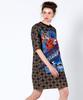 Greedius Print Neoprene Dress