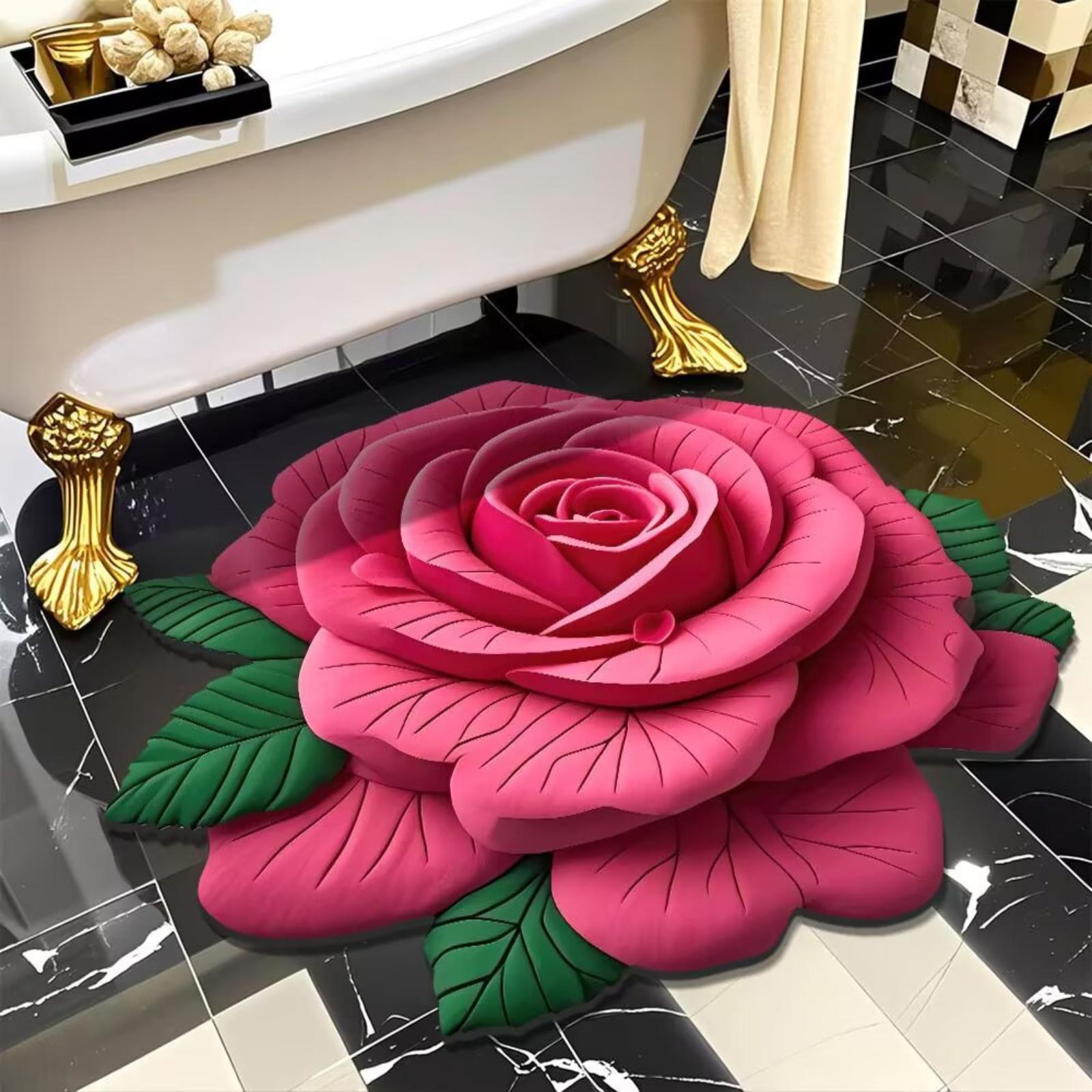 

3D Візуальний Килимок для Вхідних Дверей та Побутовий Килимок для Підлоги у Ванній Кімнаті One Size