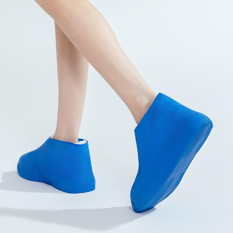 Waterproof Non-Slip Latex Shoe Covers - Thick, Wear-Resistant Rain Protection for Men and Women