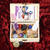 16 Large Natural Healing Crystals Set In Wooden Box - Tumbled, Rough & Raw Crystals, Including Selenite Tower, Black Tourmaline, Amethyst, Rose Quartz