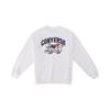 Converse Sweatshirts Unisex White Crew Neck Moderate UCJ420-W2Y