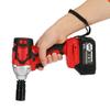 800N.M 288VF Max Brushless Impact Wrench 15000mAh Li-ion Battery Brushless Motor Electric Wrench Power Tool With Charger Sleeve+Charger