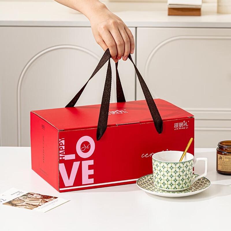 

Light Luxury Ceramic Coffee Cup and Saucer Set