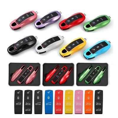 Set di Cover Guscio per Chiave Telecomando Smart Auto per Porsche Panamera Spyder Carrera Macan Boxster Cayman Cayenne 911 970 981 991
