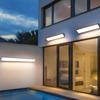 Long Strip LED Outdoor Wall Lamps Waterproof Aluminum Lights Porch Garden Corridor Sconce Warm/Cold Light Long Wall Light IP65