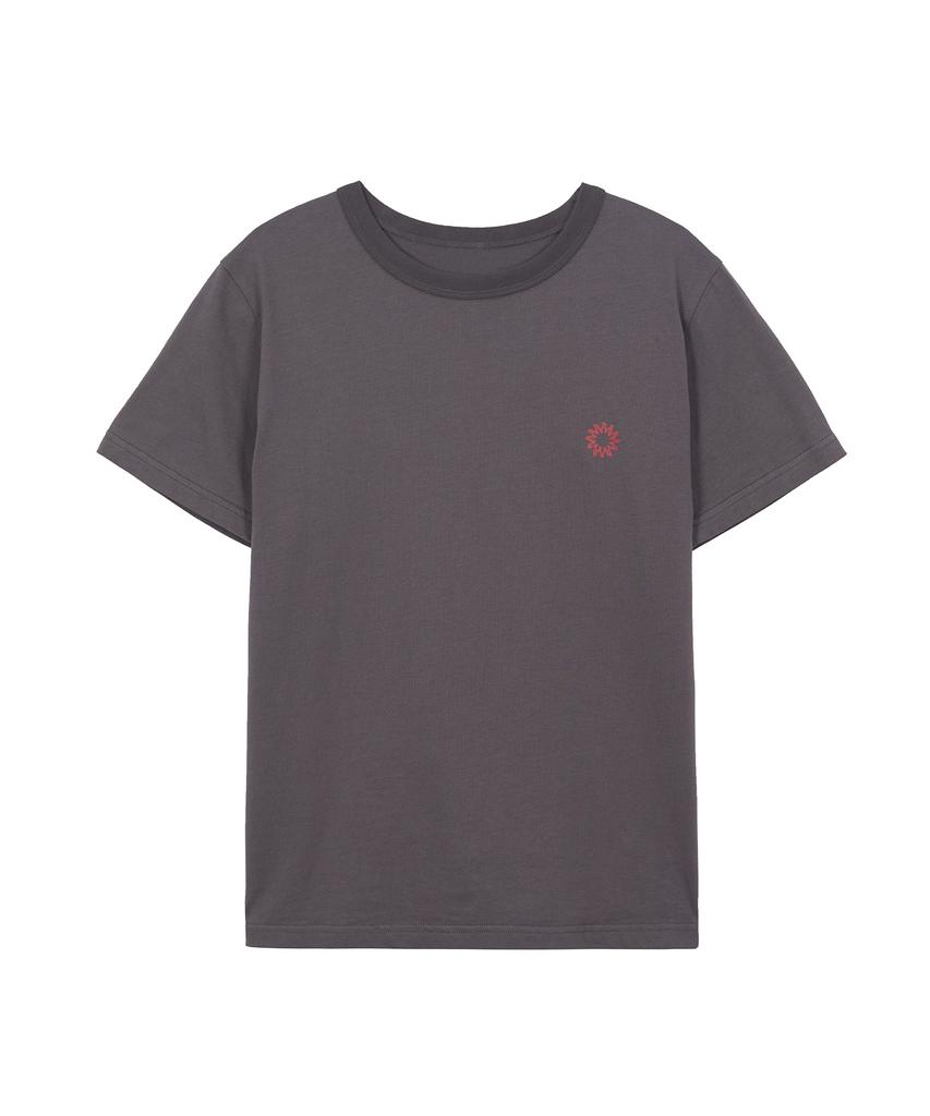 Sekeondeusolteu American Flag Vintage T-Shirt (Charcoal)