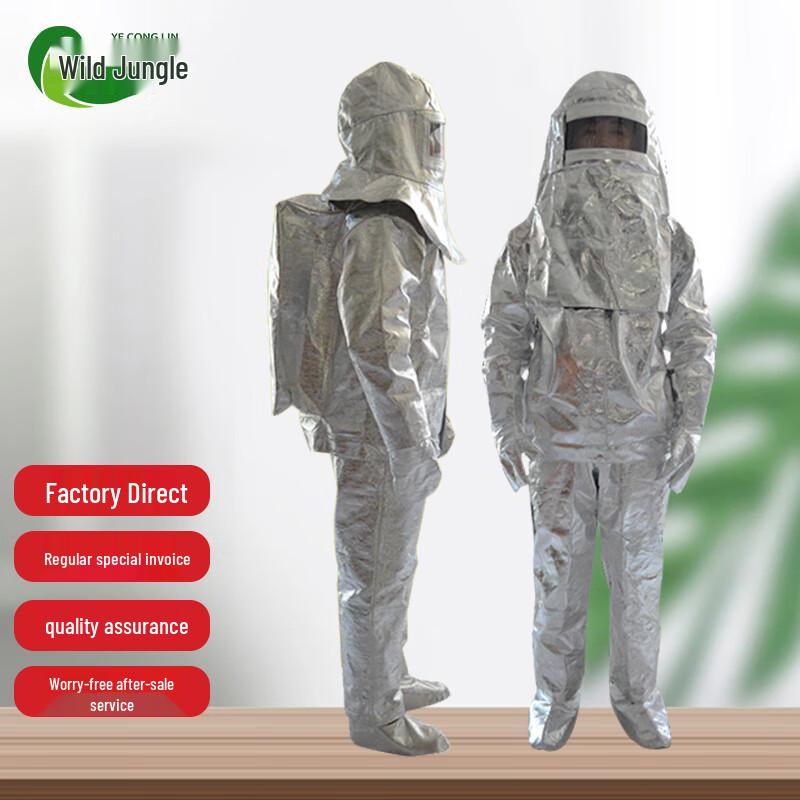 YECONGNLIN Aluminum Foil High-Temperature Protective Suit