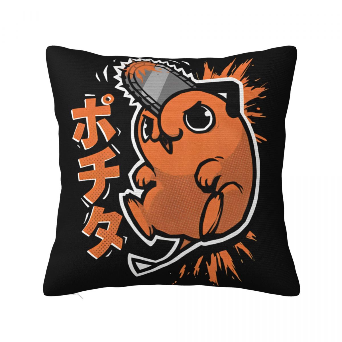 Chainsaw Man Anime Pillowcases Polyester Home Power Higashiyama Kobeni Cushion Cover Funny Decorative Pillowcase 30x30cm 12x12in