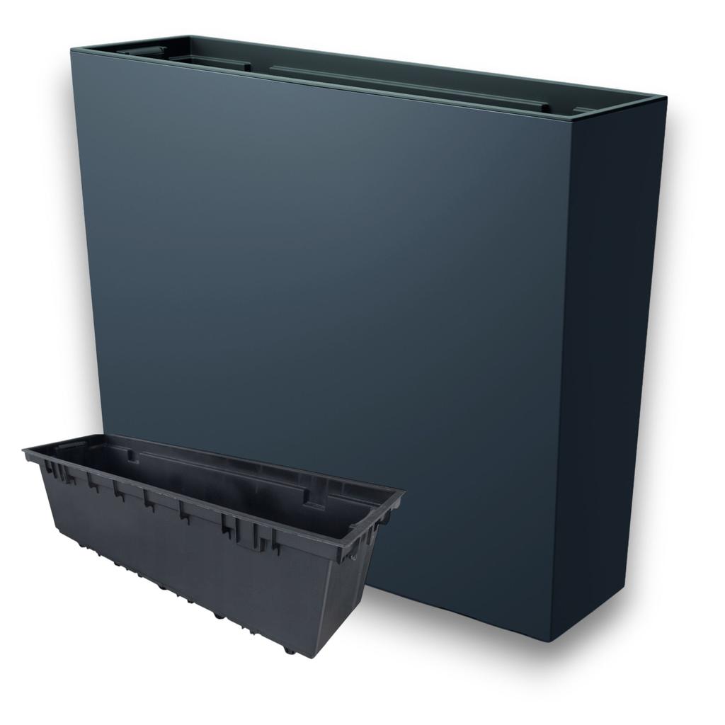 Urbi Case T DUC600T Tall Flowerpot with Insert | Anthracite